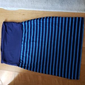 Gap women's skirt blue stripes, small